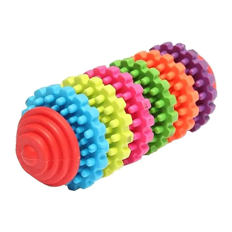 Многофункциональная домашняя молярная укус собаки игрушки игрушка для кусания чистки зубов резиновые жевать мяч игрушка для домашних животных с присоской для чистки зубов - Цвет: Colorful
