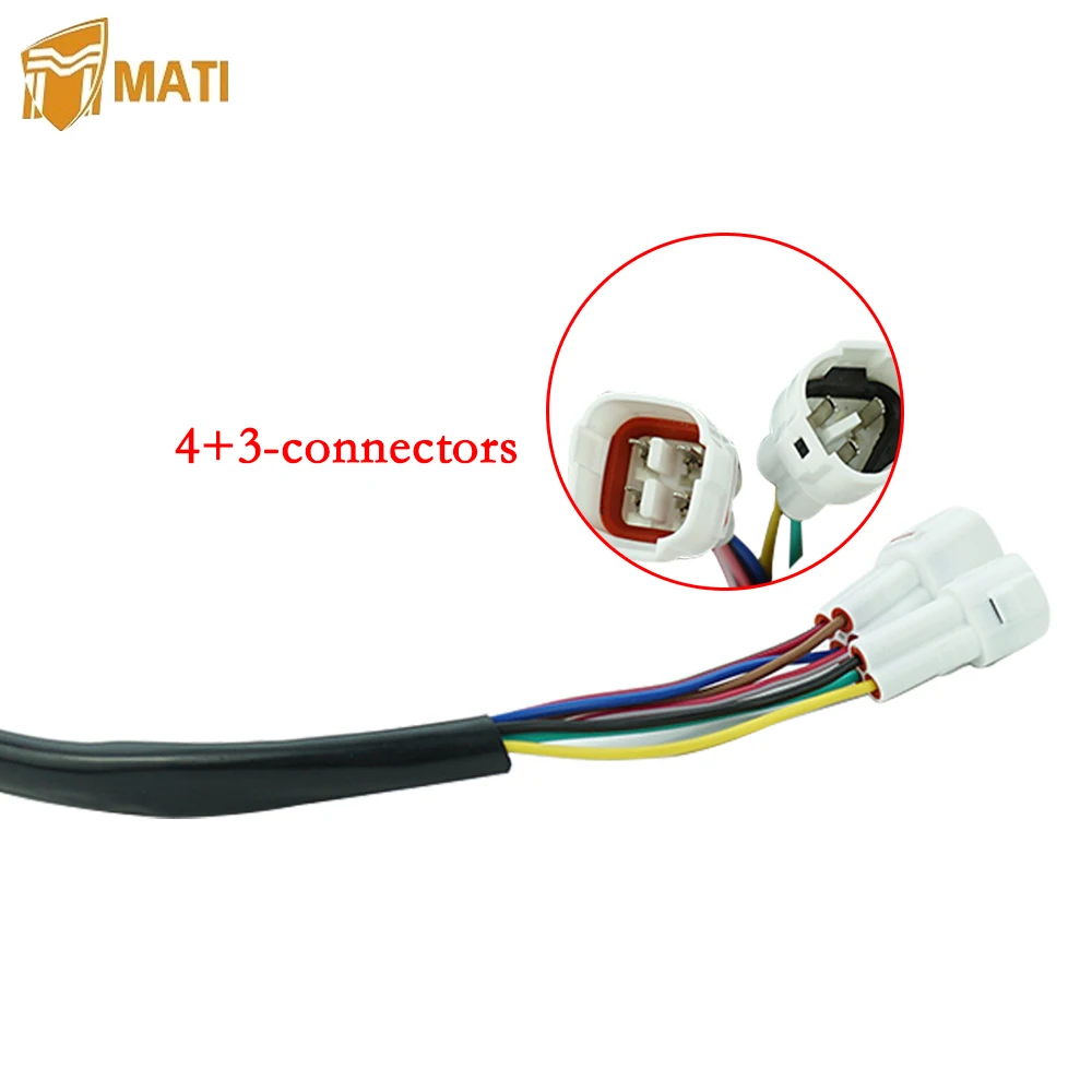 Левый переключатель на руль фара для запуска двигателя Yamaha YFZ450 YFZ 450 Warrior 350 гризли