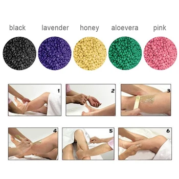 

100g No Strip Brazilian/Pearl Hard Wax Beans Black Wax Bead Hair Removal Wax Depilatory Beans Pallets Armpits Paperless TSLM1