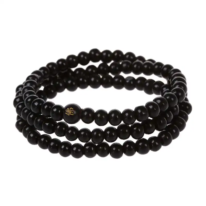 

Buddhist sandalwood necklace prayer beads Mala Bracelet Buddha Tibet