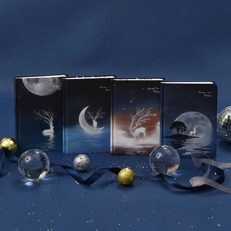 Midsummer Night Luminous Hardcover A5 Notebook Color Page Illustration Hand Book School Stationery Present New Arrival | Канцтовары для