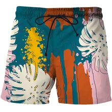 

Men's casual quick-drying shorts summer 3d printing abstract pattern unisex beach swimming shorts Harajuku street sweatpants 450