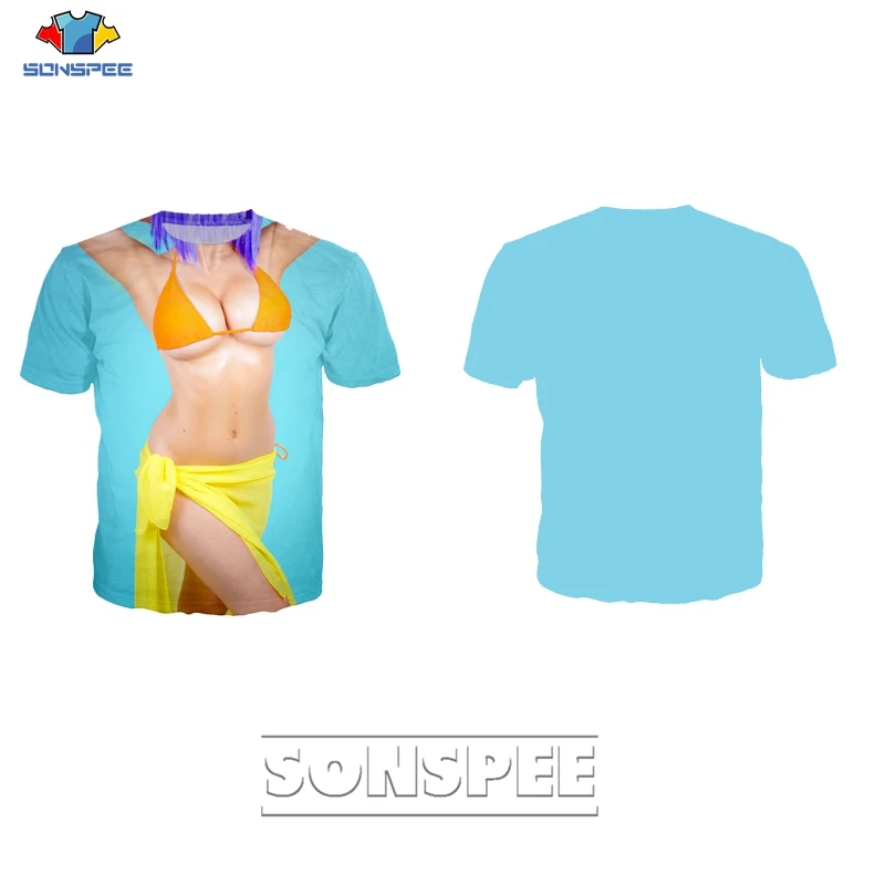 Футболка Мужская/женская с объемным принтом модная уличная одежда в стиле аниме