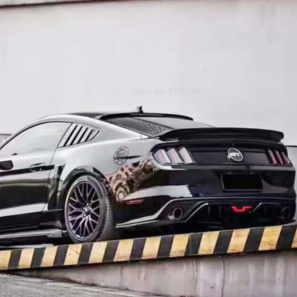 AITWATT для Ford Mustang черный спойлер высокого качества ABS пластиковый спойлер на задний багажник, крыло для стайлинга автомобилей 1 шт