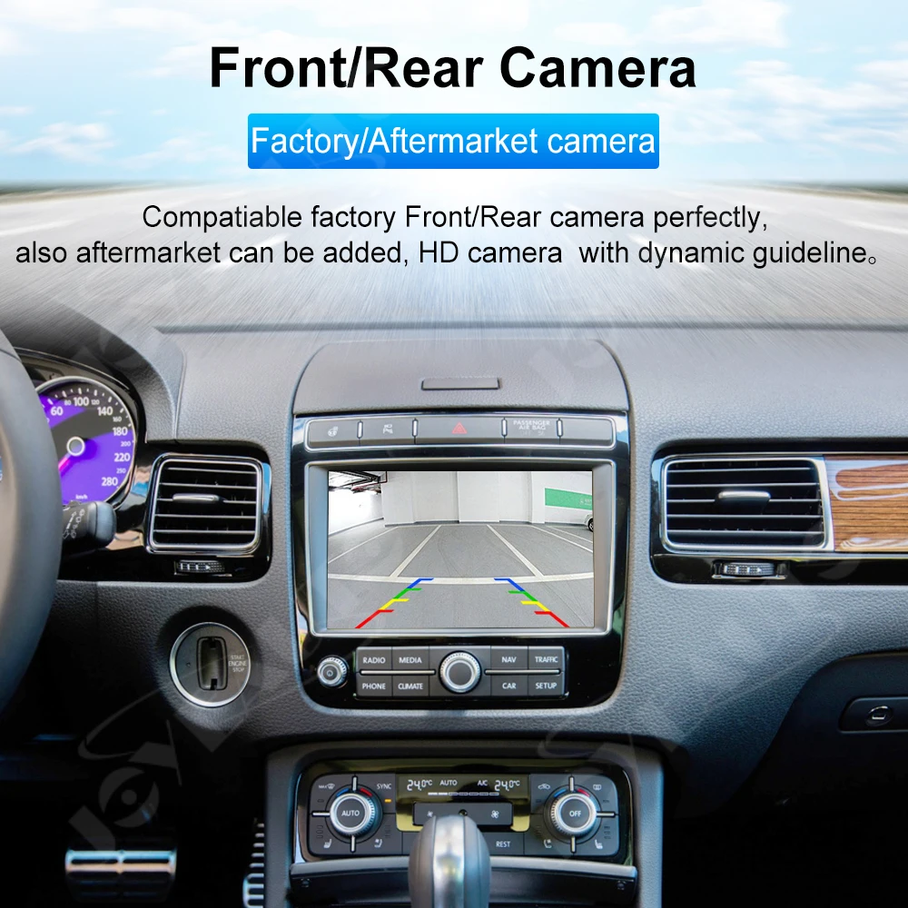 JoyeAuto беспроводной Apple Carplay для Volkswagen VW Toureg 8 0 дюйма 2010 2017 Android автомобильный плеер