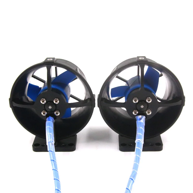 3 кг водонепроницаемый двигателя 2838 350KV 6S 24 бесщеточный электродвигатель постоянного тока для АПА ROV RC лодка робот подводная лодка пульт дистанционного управления лодка для доставки прикорма и оснастки - Цвет: 2 sets (CW CCW prop)