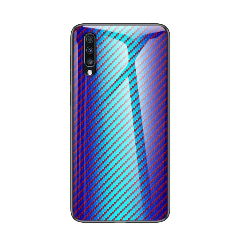 1 Fashion Gradient Tempered Glass Case For Samsung Galaxy S10 S10E S10 Lite S10 5G S10 S9 S8 Plus Case Protective Shell Back Cover - Цвет: 1