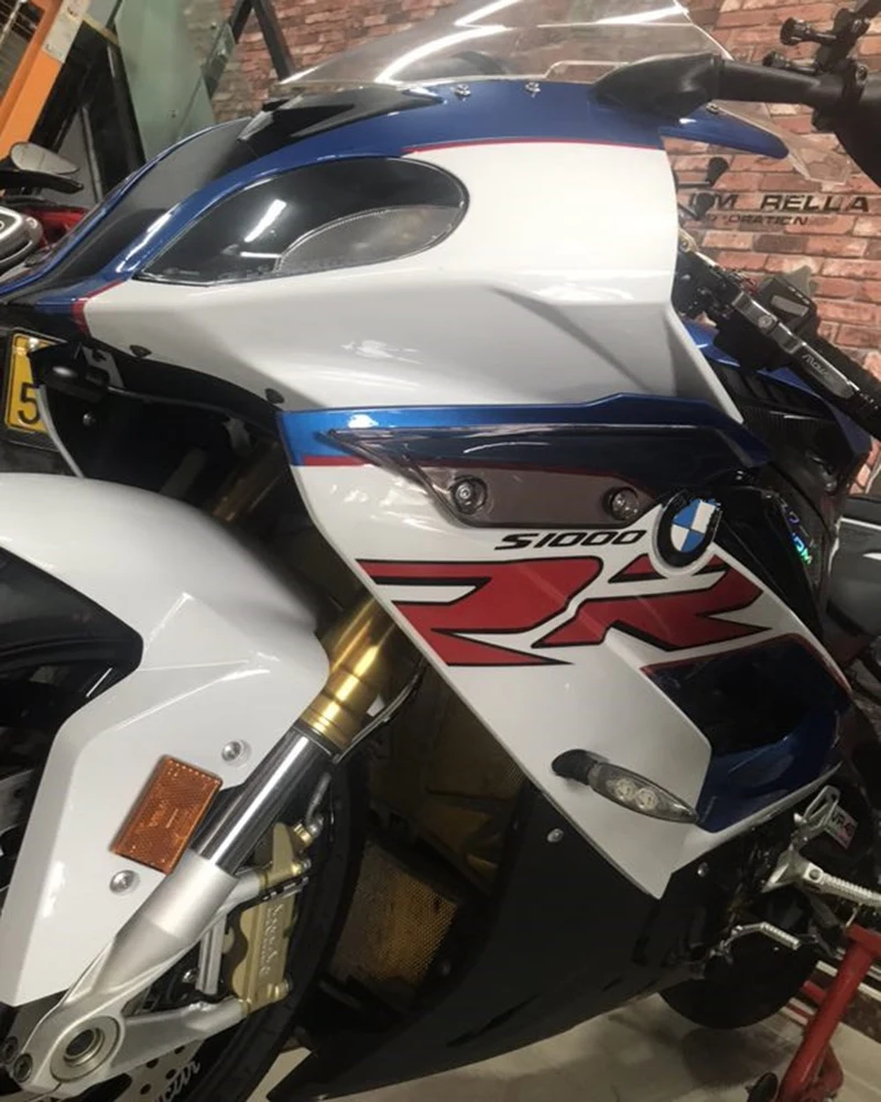 Для BMW S1000RR спереди аэродинамический крылышками из АБС пластика Пластик лобовое
