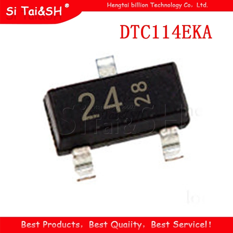 20PCS DTC114EKAF SOT23 DTC114EKA DTC114EK DTC114E DTC114 SOT-23 ...