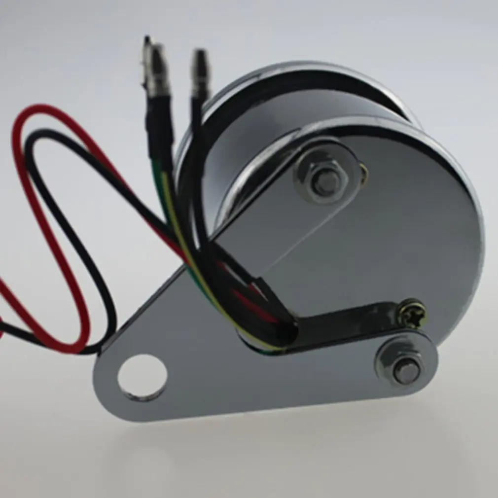 12V Universal Motorcycle Tachometer Meter LED Backlight 13K RPM Shift Motorcycle Digital Tachometer Oil Fuel Lever Gauge