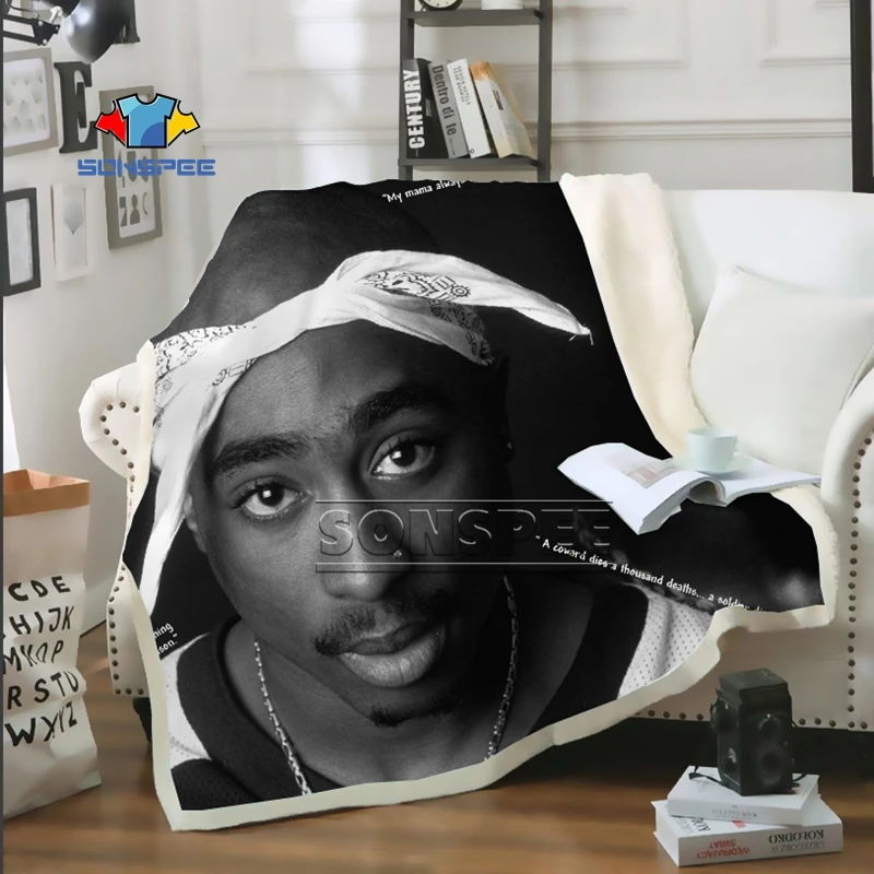 17 Рэппер 2pac Tupac/Biggie Smells путешествия молодежное постельное белье Узорчатое набивное одеяло покрывало для мальчика девочки путешествия одеяло квилт для софы - Цвет: 17