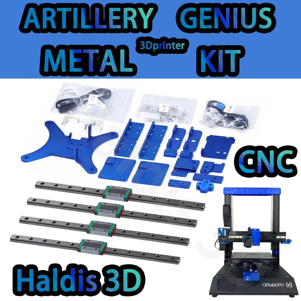 Haldis 3D Rattlesnake артиллерия GENIUS BLV принтер металлическая алюминиевая пластина