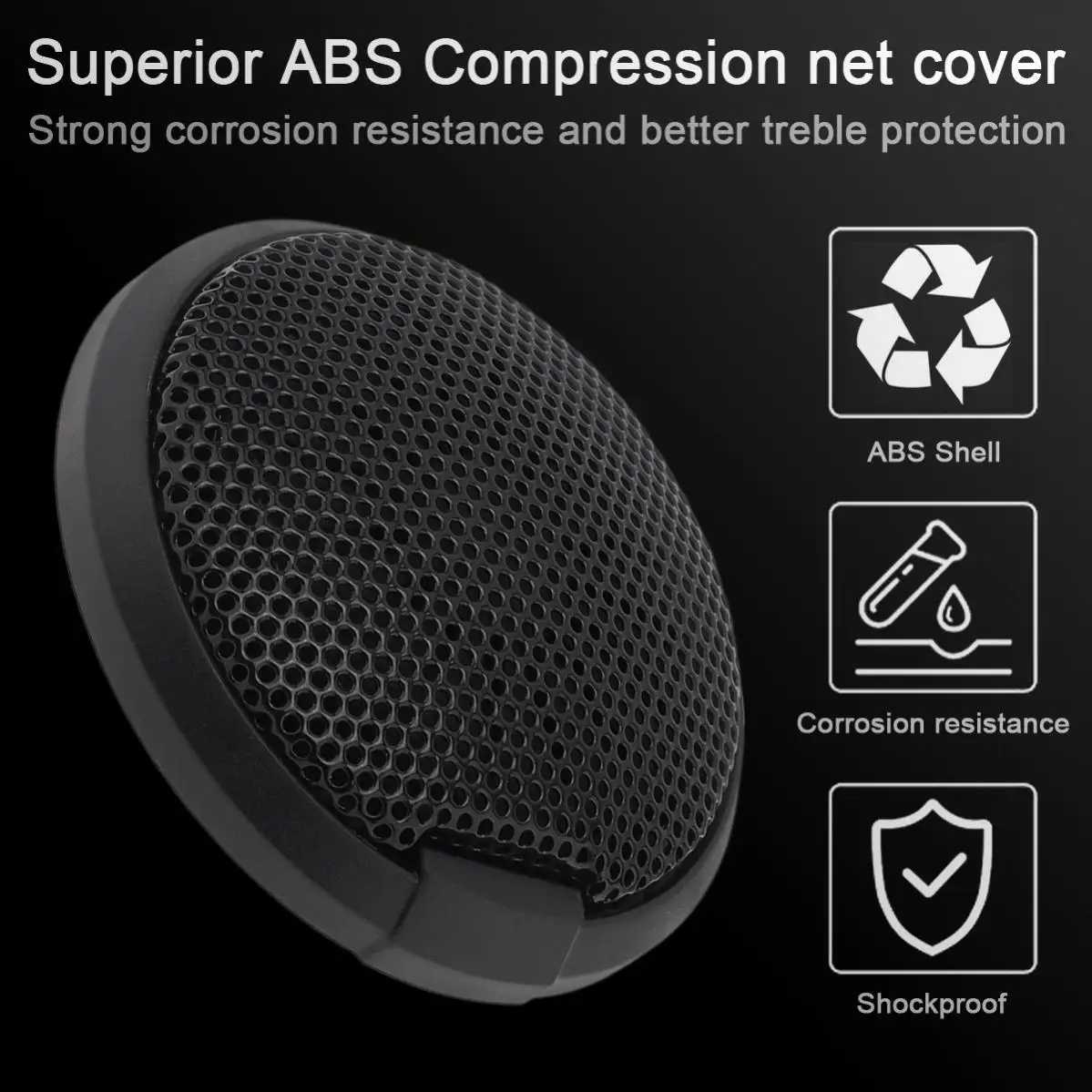 2pcs 35W Car Speakers Universal Dome Tweeter Sound Vehicle Auto Music Stereo Modified Loud Speakers