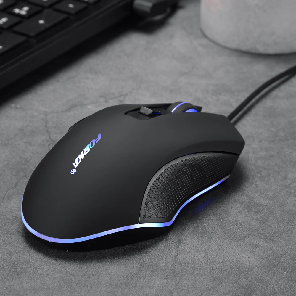 Новая Проводная игровая мышь 6 кнопок 3200 dpi светодиодный USB компьютерная мышь геймерская Бесшумная оптическая мышь с подсветкой для ПК ноутбука
