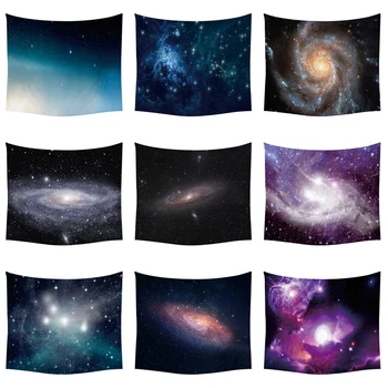 

Galaxy Tapestry Space Wall Tapestry for Wall Decoration Fabric Stars Tapestries In The Universe Polyester Hanging Wall Tapestry