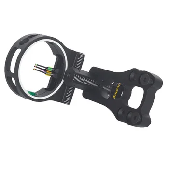 

Archery 3-Pin Arrow Bow Sight Compound Bow Fiber Optic Adjustable Hunting Tool