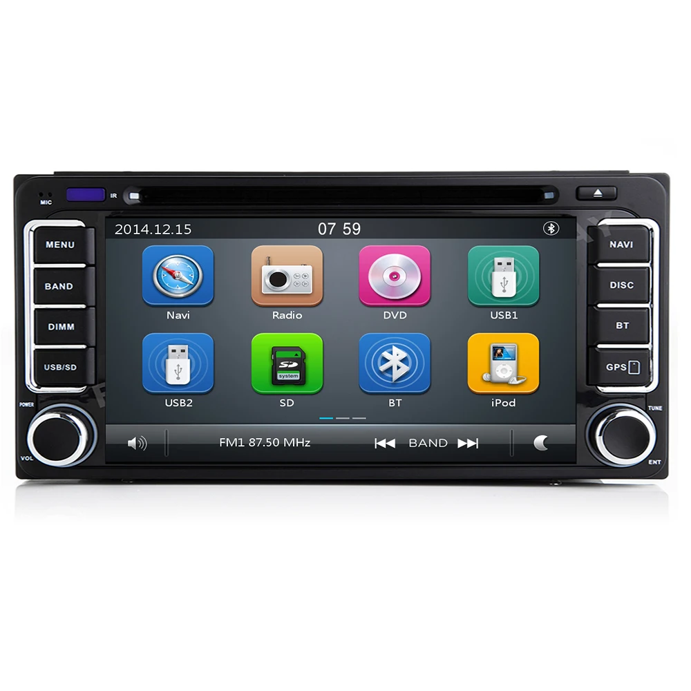 Автомобильный DVD-проигрыватель 3G DVR SWC MAP 2DIN для TOYOTA Previa Old Corolla Camry Rav4 Prado Terios Vios Hilux GPS