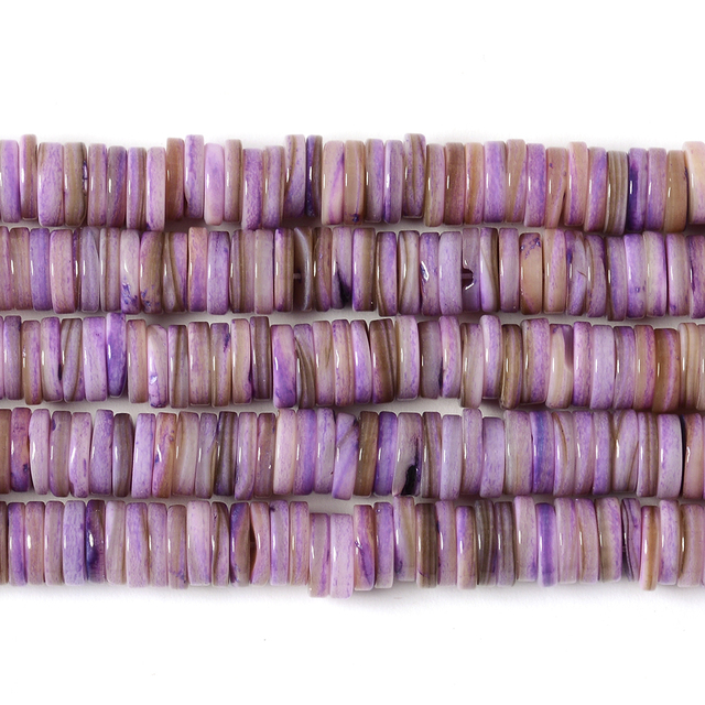 Shell Beads Smooth Loose Spacer Bead for Jewelry Making DIY Charm Bracelet Earrings Handmade Craft Accessories 6/8mm