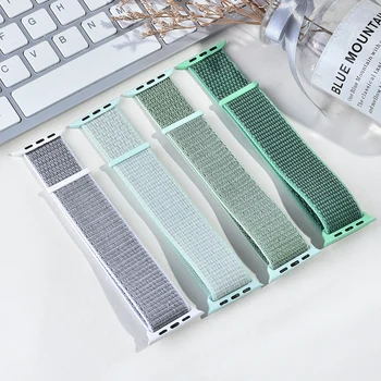 

For Apple Watch Band Series 3/2/1 38MM 42MM Nylon Soft Breathable Nylon for iWatch Replacement Band Sport Loop series4 40mm 44mm