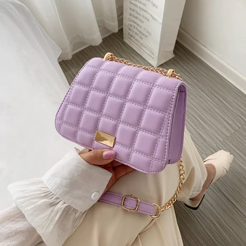 

Fashion Mini PU Leather Crossbody Bags For Women 2020 Elegant Chain Shoulder Handbags Female Travel Cross Body Bag Handbag Lady