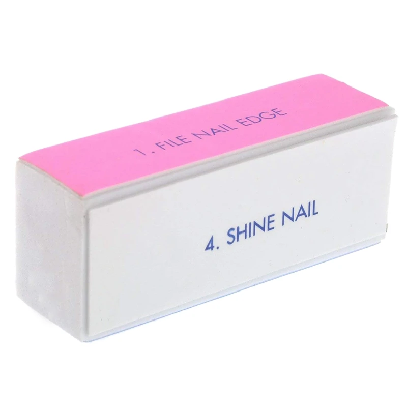 4-Way Nail Buffer Shiner губка пилки для ногтей шлифовальные блоки-10 шт