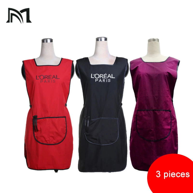 Capes Pour Coiffure Professionnelle En Polyester 3 Pieces Gilet De Protection Sans Manches Epingle A Cheveux Tablier De Travail 85x47cm Pour Enveloppe D Adulte B8 Aliexpress
