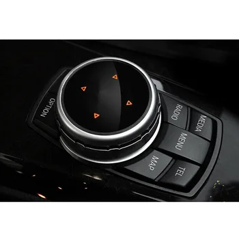 

With adhesive base Multimedia Knob Cover Car Universal Button Replacement