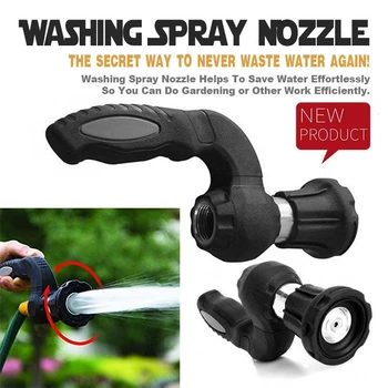 

Pressurized Water Sprayer Hose Blaster Nozzle Garden Powerful Home Car Washing