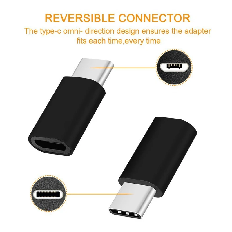 4 шт. Micro USB-type c Android телефонный кабель для huawei Sumsang Xiaomi Microusb для type c Usbc Otg адаптер для зарядки и передачи данных