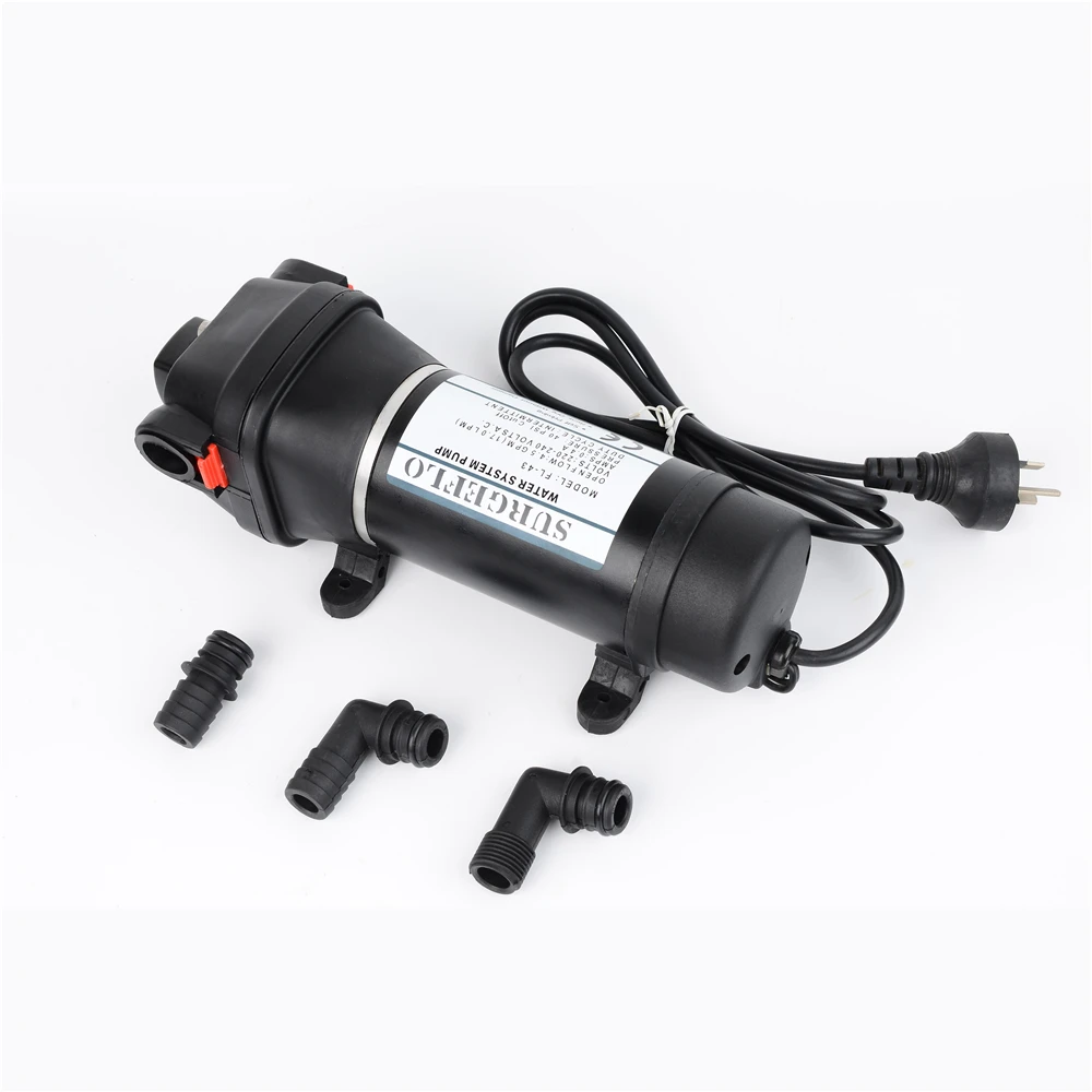 AC 110 V/220 V 40PSI/2.8Bar Электрический водяной насос 25m мини мембранный Трюмный насосы FL-41