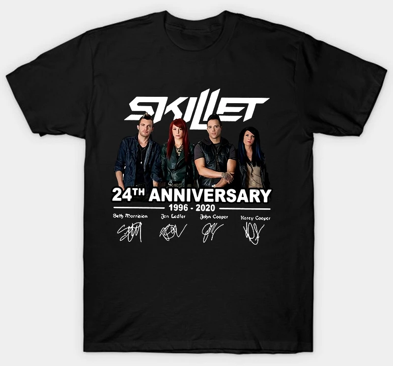 Skillet 24 юбилея 1996 2020 футболка с надписью Hile Эквадор Панама Boli |