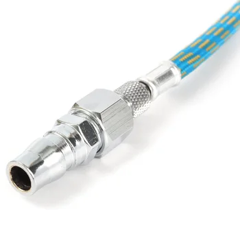 

1.8m/5.9ft Nylon Braided Airbrush Hose Trousers Fittings On Both Ends 1/8 BSP