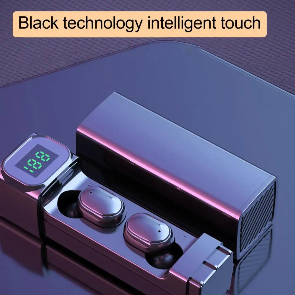 Беспроводные Bluetooth-наушники TWS умные наушники-вкладыши с цифровым дисплеем IPX7