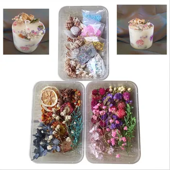 

DIY Candle Decoration Flower Dry Plants For Aromatherapy Candle Lemon Leaf Candle Petal Pure Soy Wax Natural Ingredients