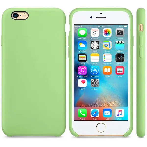 Официальный силиконовый чехол для телефона оптом для iPhone 7 8 11 Pro MAX чехол для iPhone X XS AMX XR 6S 6 7 8 Plus чехол с логотипом - Цвет: Армейский зеленый