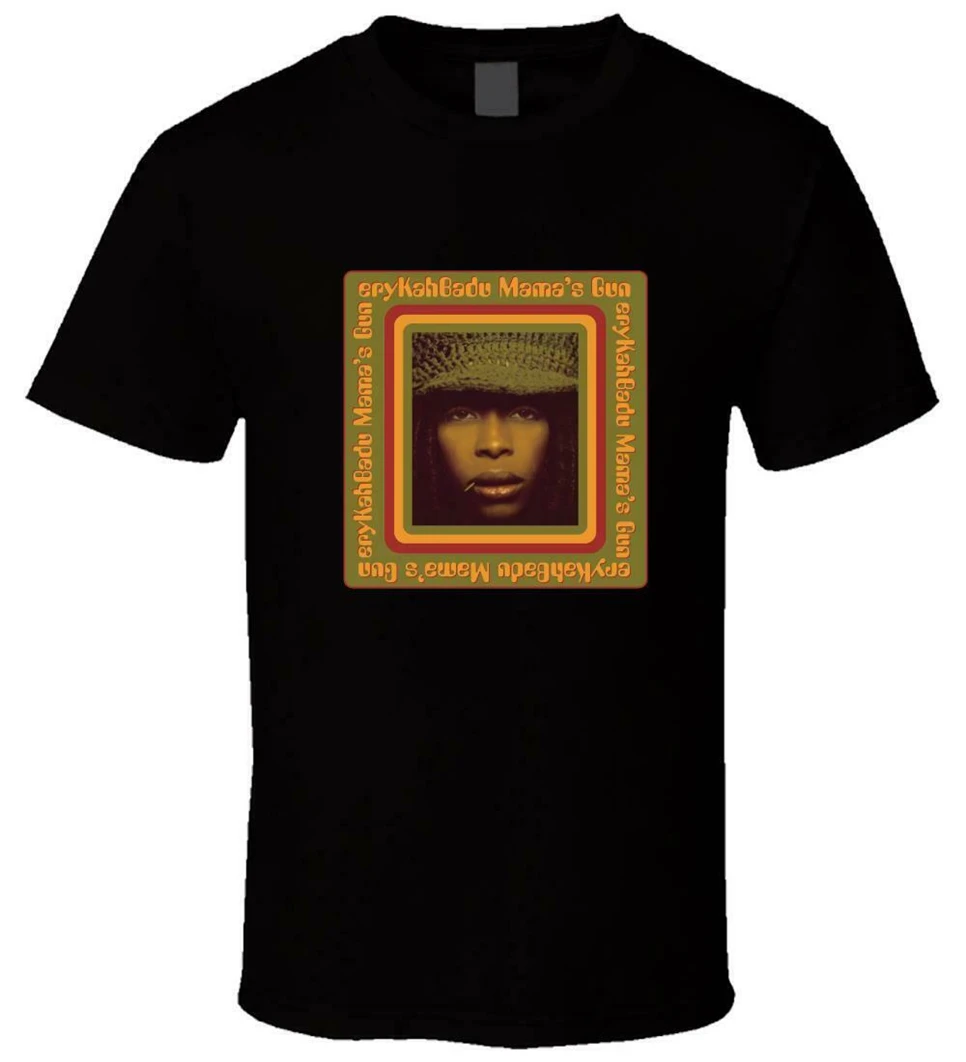 Новый Erykah Badu 2 новая футболка США размер Em1 пользовательские экран печатных |