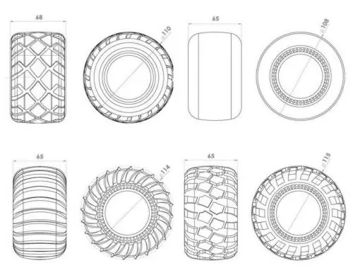 r:wheel bar for tamiya CW-012