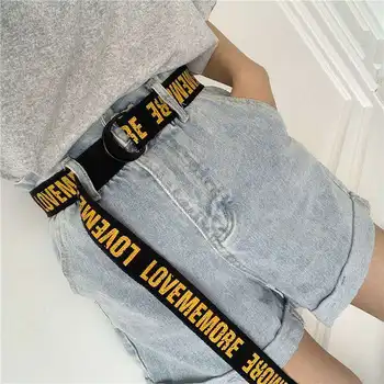 

Women Belts Luxury Brand 130CM Letters printing Casual Unisex Men Female Candy Colors Canvas Belt Strap D Buckle Black Waistband