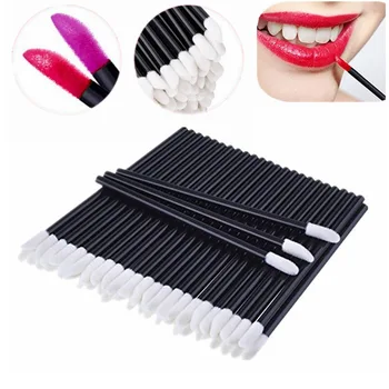 

50pcs Make Up Brushes Set Maquillage Mascara Wands Lip Brush Set Cleaner Cleaning Eyelash Disposable Makeup Brush Applicators