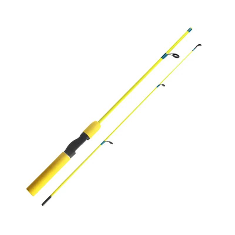 Portable Telescopic Winter Fishing Rods Ultra-Light Mini Ice Fishing Rods Fishing Tackle Fiberglass Straight Handle Ergonomic