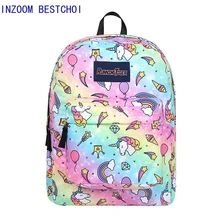 mochilas brillosas de unicornio