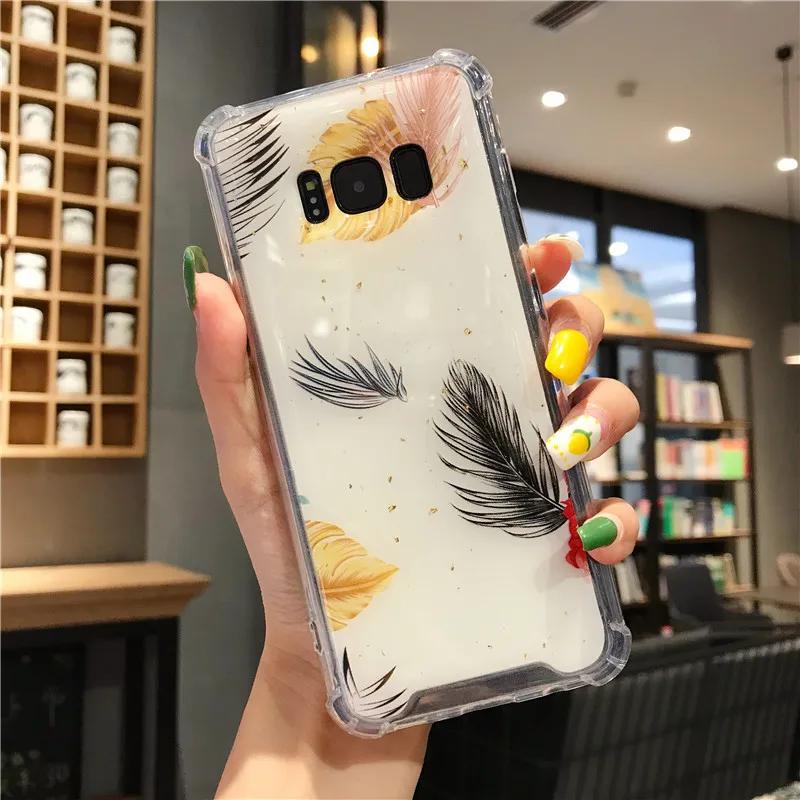 Для samsung S10 S10 Plus S10 Lite S10 5G милый цветок фрукты противоударный Ins чехол для samsung Note 10 Note 10 Pro Note 9 Note 8 - Цвет: C