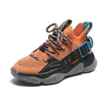 Детская обувь для мальчиков, Сникеры, детская спортивная обувь Повседневное Модный комплект одежды камуфляжного цвета для девочек обувь из дышащего сетчатого материала жиров студентов тренеров