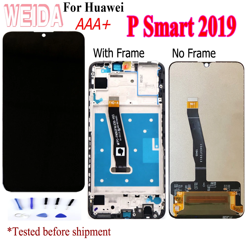 

Weida 6.21" LCD For Huawei P Smart 2019 LCD Screen Display For P Smart 2019 / 9S / ENJOY 9S LCD Screen POT-LX1 L21 LX3 replace
