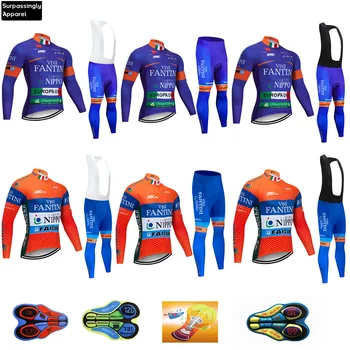 

2019 Pro UCI Team VINI Cycling Jersey Set Long Sleeve Maillot Ropa Ciclismo MTB Bike Wear Bicycle Jersey Set Clothing 12D