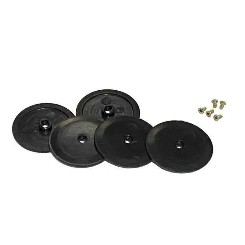 Radio Variable Capacitor 5 Sets Duplex 223p 60pf/140pf 2.1mm Hole Shaft +Knob+ Screw s484
