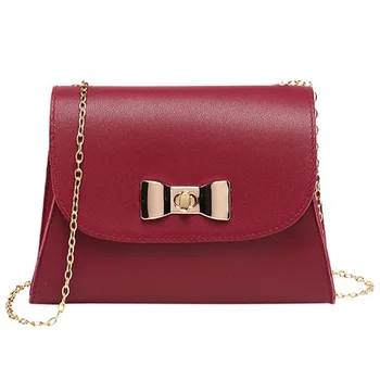 

Unique Shape Small Tote Handbag Women Simple Bow Crossbody Shoulder Bag Fashion Leather Hand Bag Luxury Design For Women 2020