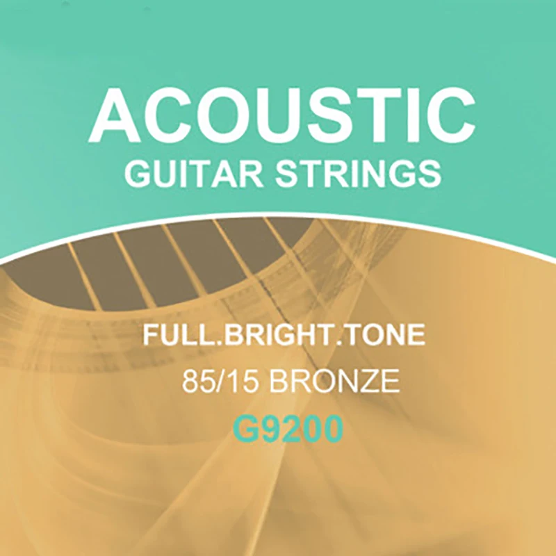 

Acoustic Guitar Strings Steel-Core Acoustic Guitar Set Strings Guitar Strings Set of 6 Universal Folk Guitars