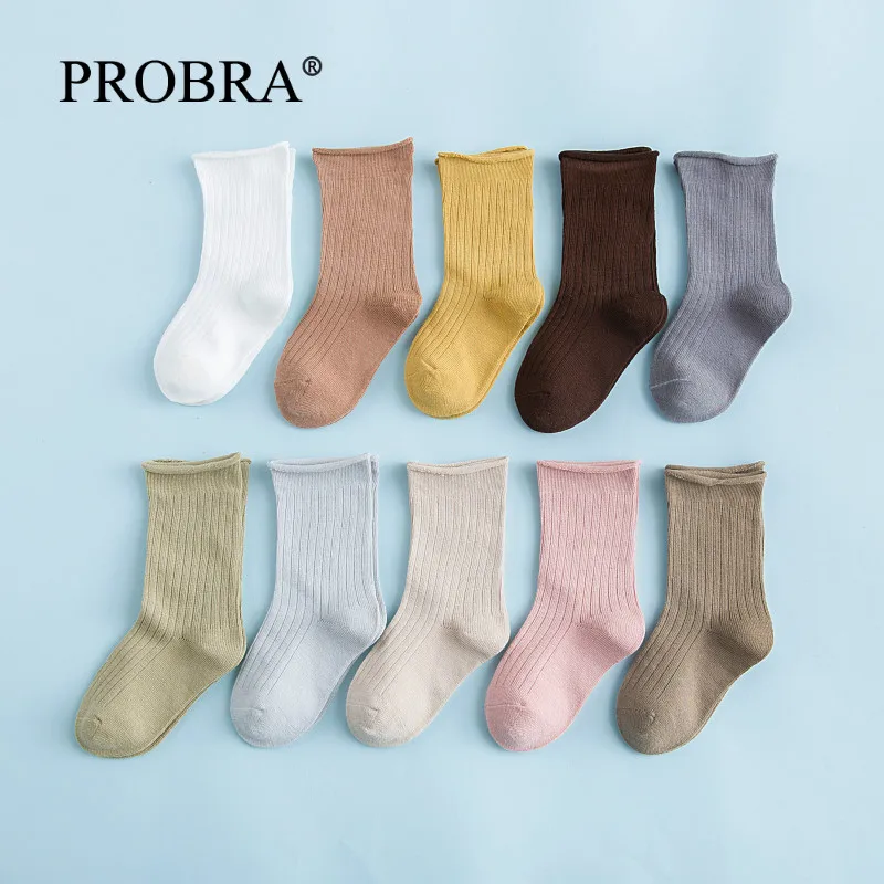 

Boys Girls Kids Socks Autumn 5 Pairs/lot Sock - 3/12year Child 100% Cotton Short Socks Suck Sweat Non-slip Mid Brands thanks New