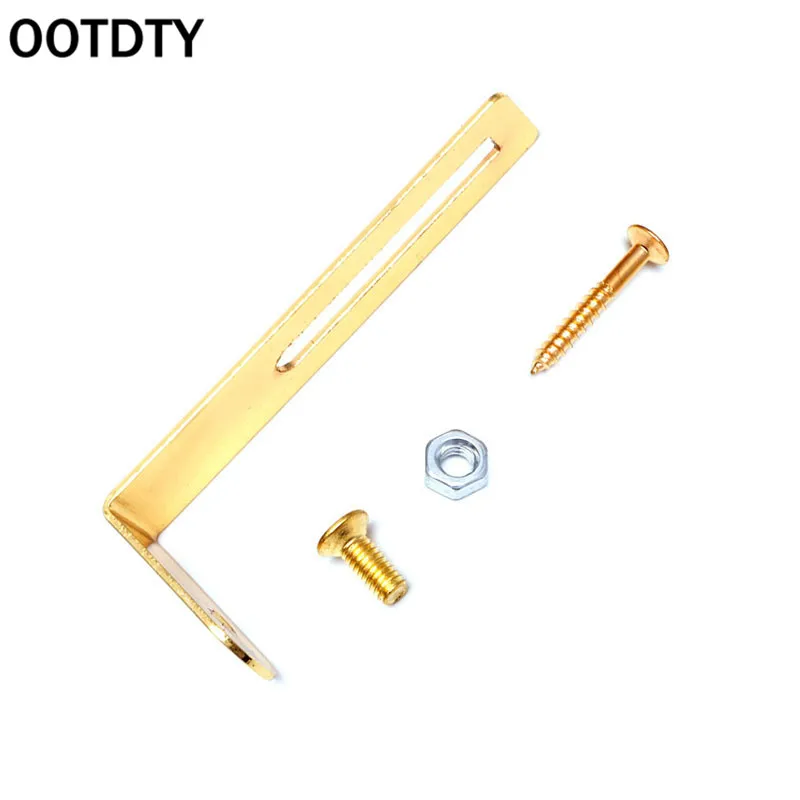 OOTDTY Gold Pickguard Монтажный кронштейн L форма для электрогитары LP w гайка винт